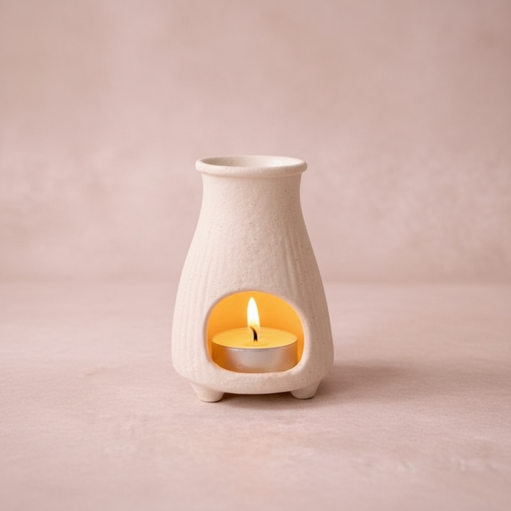 INCENSE BRICK AND OIL BURNER